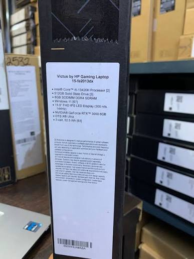 HP VICTUS 15-dx Core i5 13th Gen 8GB RAM, 512GB SSD, RTX 3050 6GB
