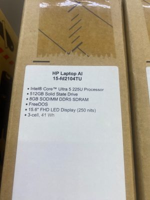 HP Laptop AI 15-fd2104TU Core Ultra 5 225U 8GB 512GB SSD