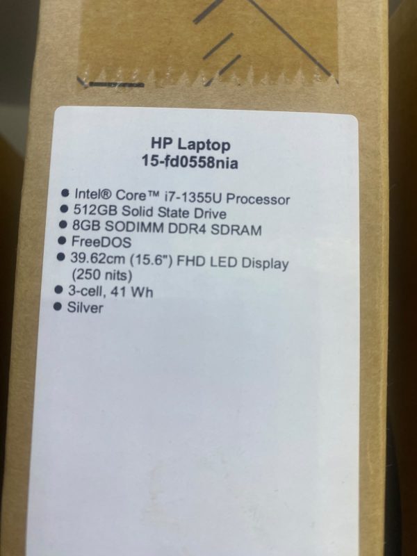 WhatsApp Image 2026-10-16 at 10.40.03 AM HP 15-fd0558nia Core i7 13th Gen 8GB RAM, 512GB SSD