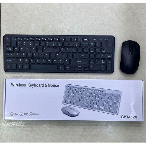 Wireless Keyboard Mouse GKM520 as Wireless Keyboard + Mouse Combo GKM520
