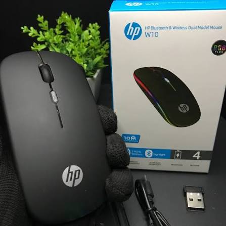 HP W10 Rechargeable 2.4G + Bluetooth Wireless Mouse