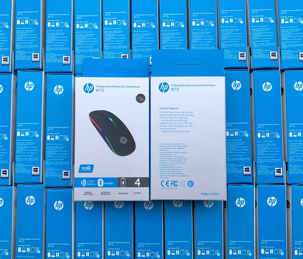 HP W10 Rechargeable 2.4G + Bluetooth Wireless Mouse